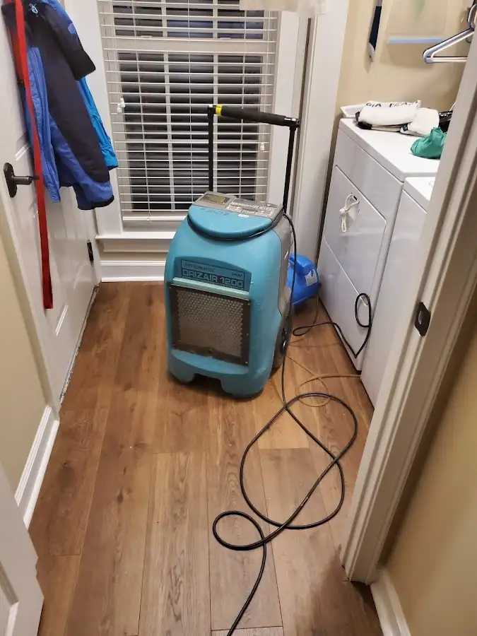 Commercial dehumidifier deployed for Flood Damage Cleanup in Nanticoke